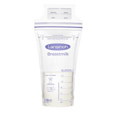 Woreczki do przechowywania pokarmu LANSINOH (25 sztuk)