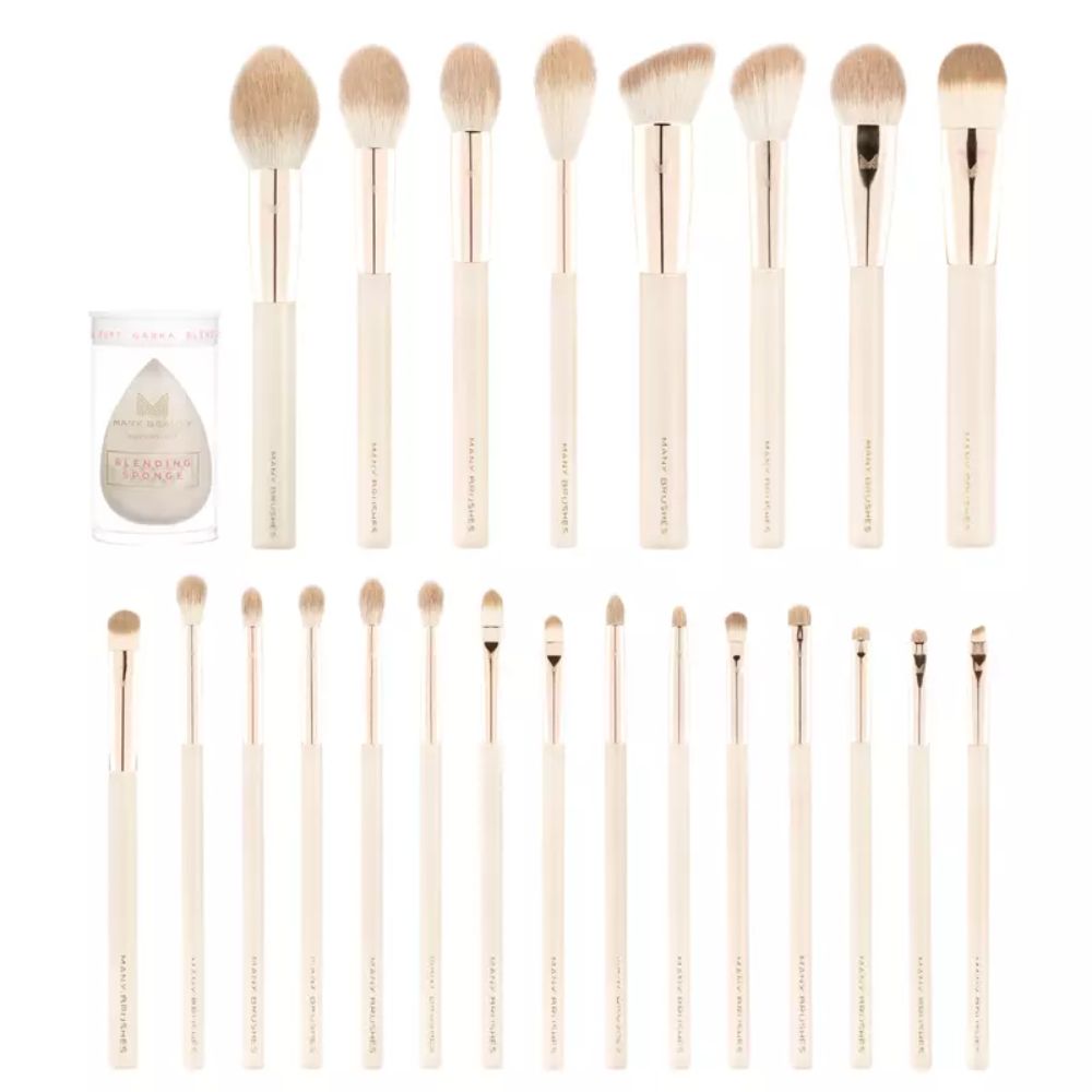 Many Brushes Vanilla zestaw pędzli do makijażu, 23 szt.