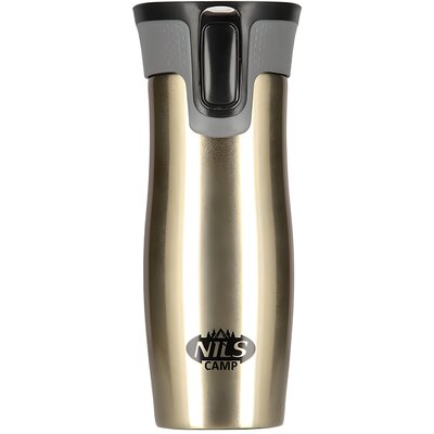 Kubek termiczny NILS CAMP NCC03 Złoty 420 ml