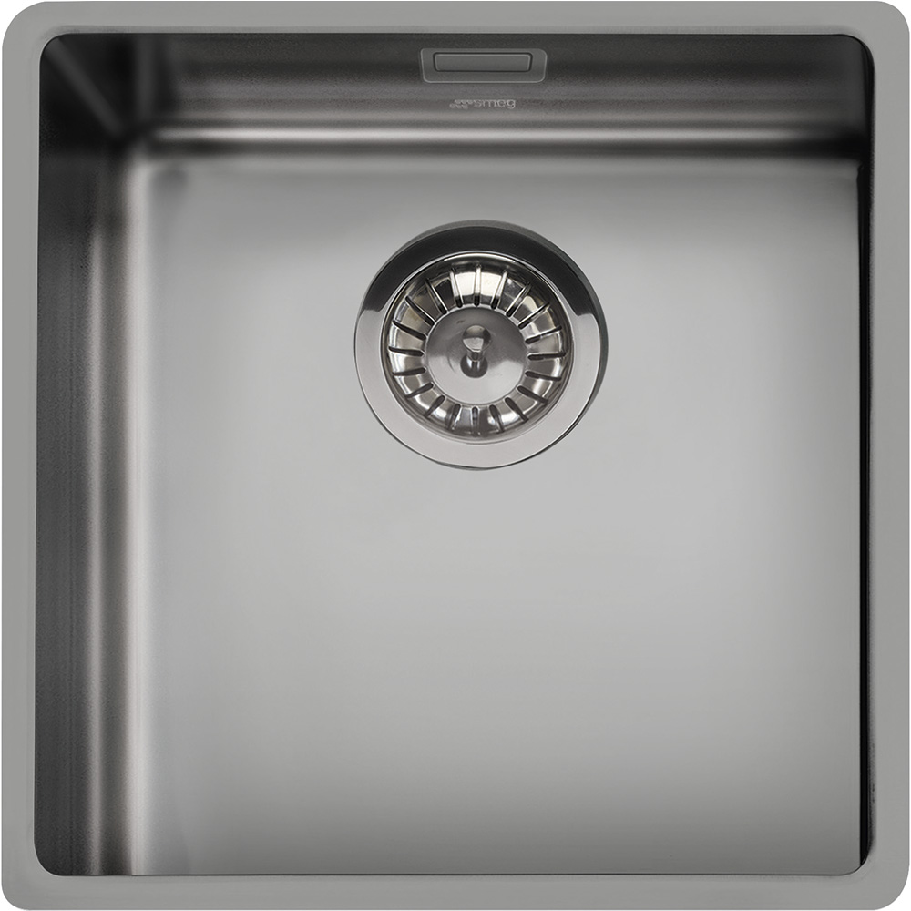Smeg - Zlewozmywak podwieszany VSTR40DKX Universale Czarny