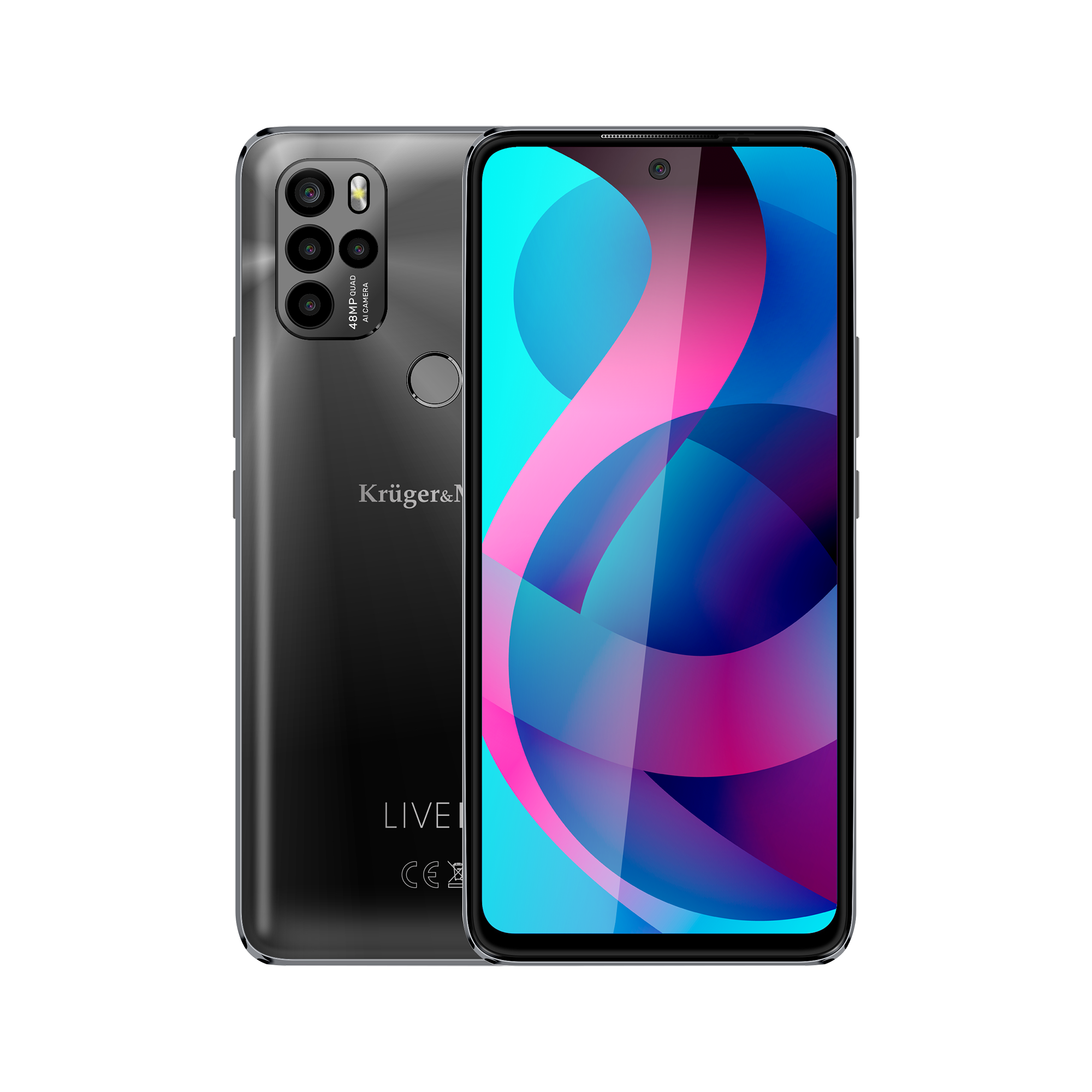 Smartfon KRUGER&MATZ Live 9S 4/128GB 6.67" Szary KM0498