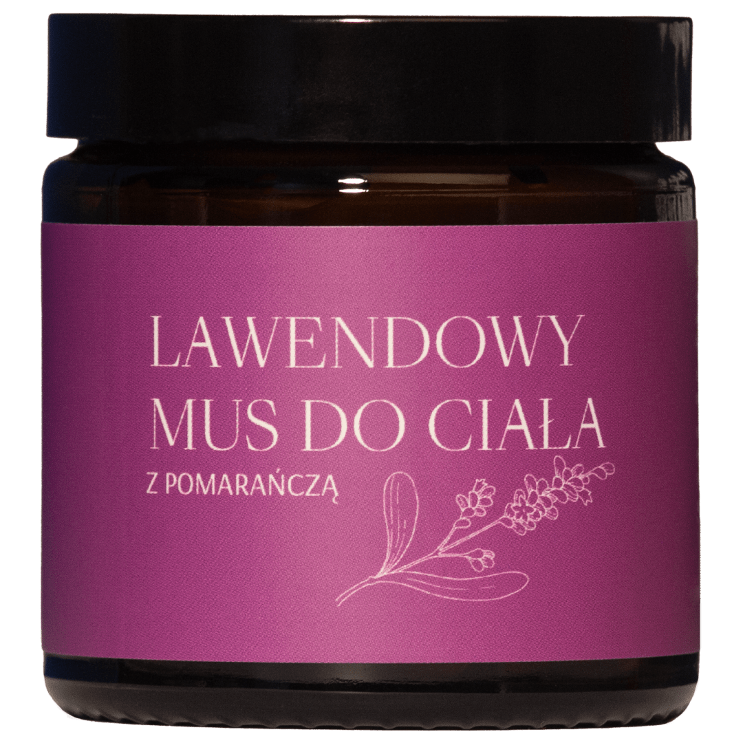 Mglife lawendowy mus do ciała z pomarańczą, 120 ml