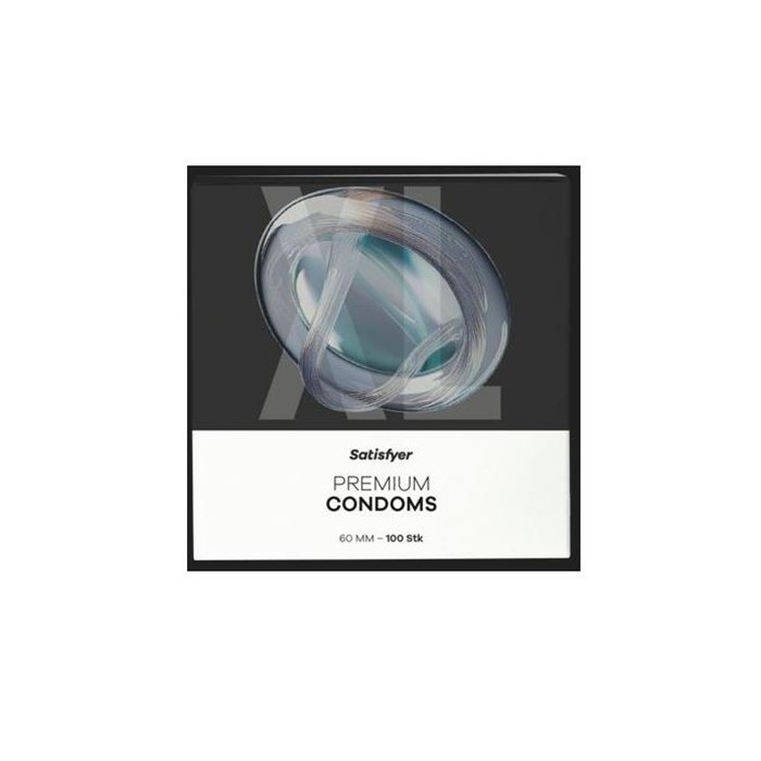 Satisfyer Premium Condoms prezerwatywy lateksowe 60mm, 100 szt./1 opak.