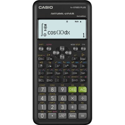 Kalkulator CASIO FX-570ES Plus 2nd Edition Zasilanie bateryjne, 9 pamięci