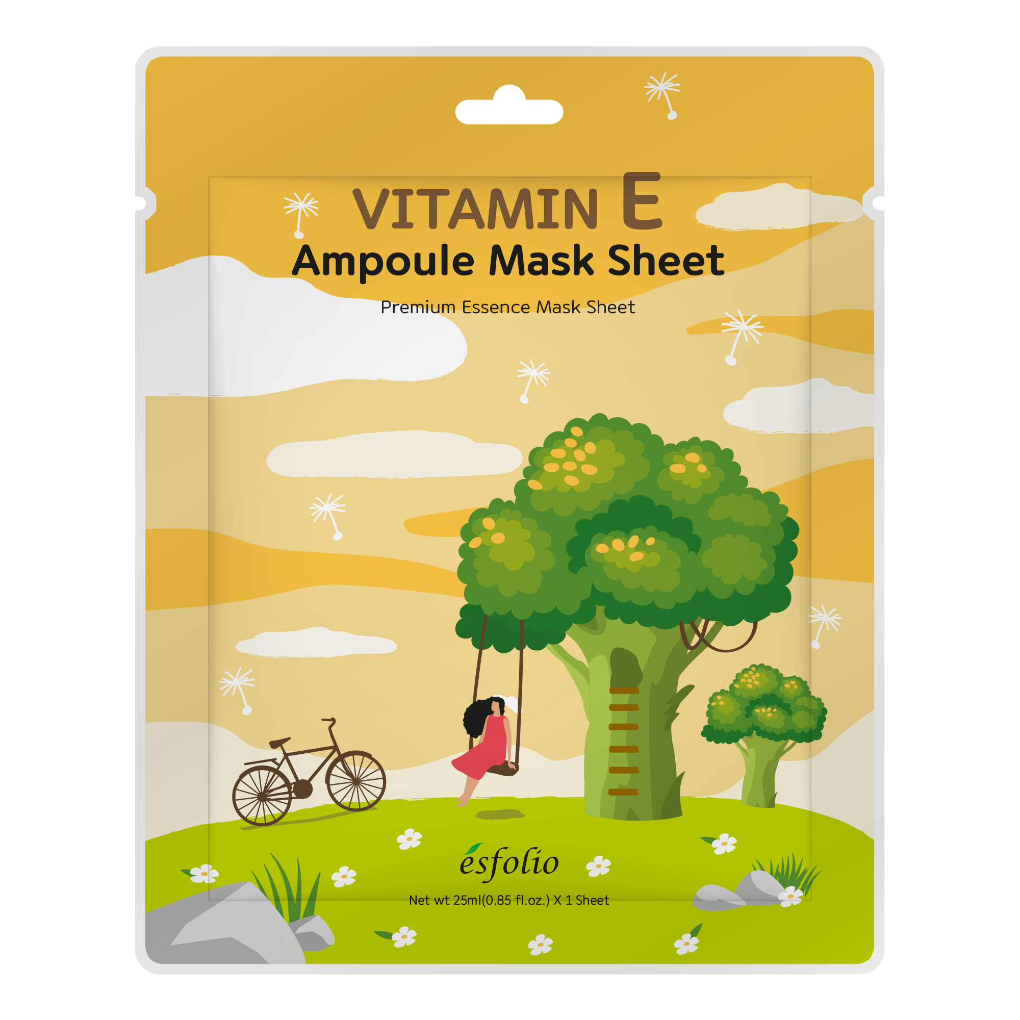 Esfolio maska do twarzy z wit. E, 25 ml