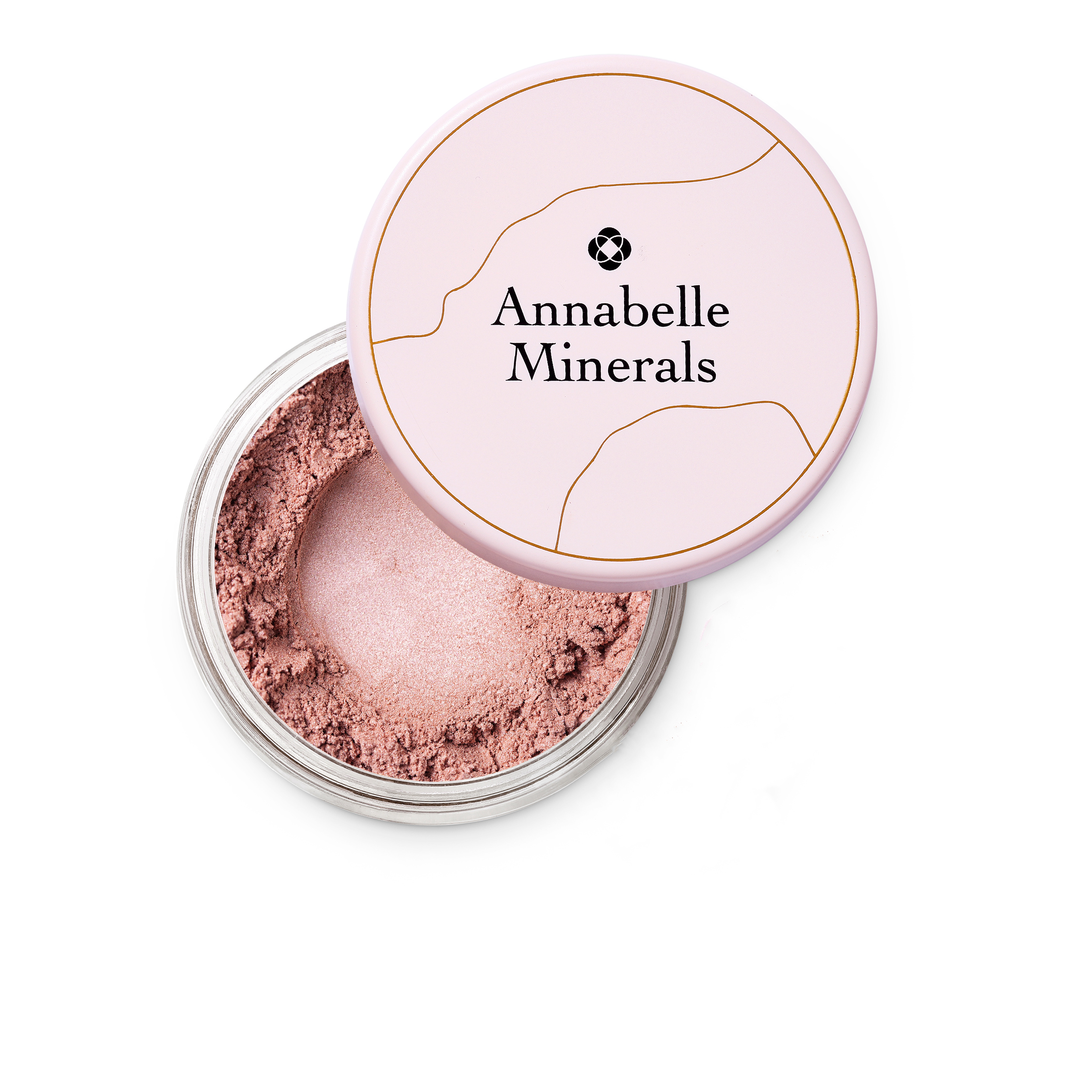 Annabelle Minerals mineralny róż rozświetlający do twarzy peach glow, 4 g