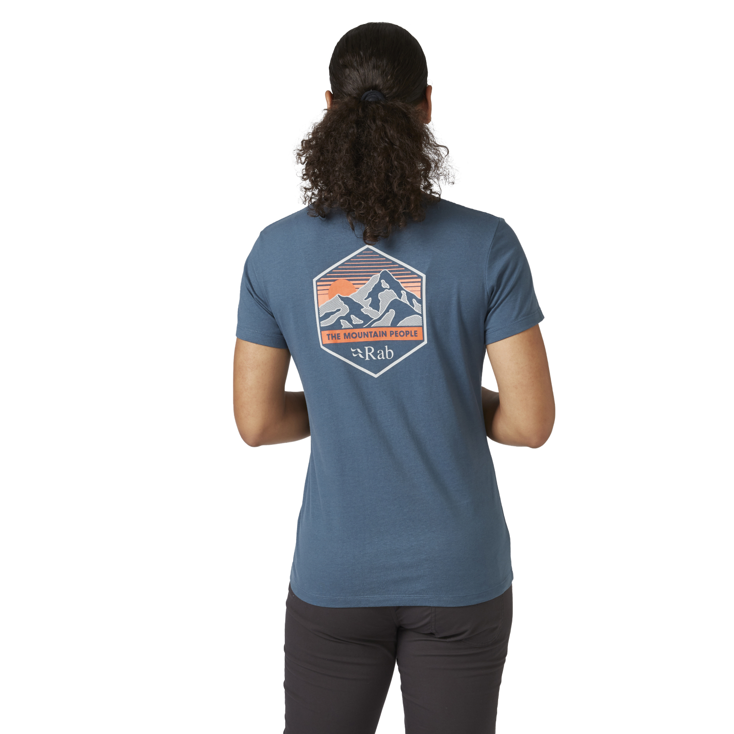Damska koszulka Rab Stance Mountain Peak Tee orion blue - 10