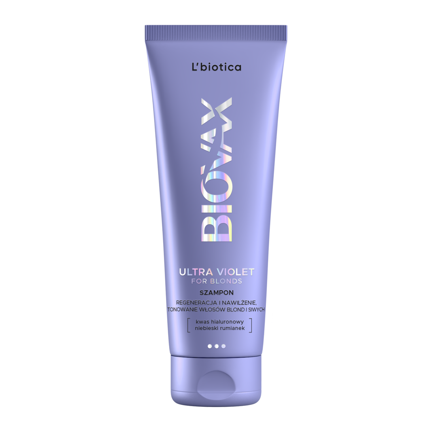 L'biotica Biovax Glamour Ultra Violet For Blonds szampon do włosów blond, 200 ml