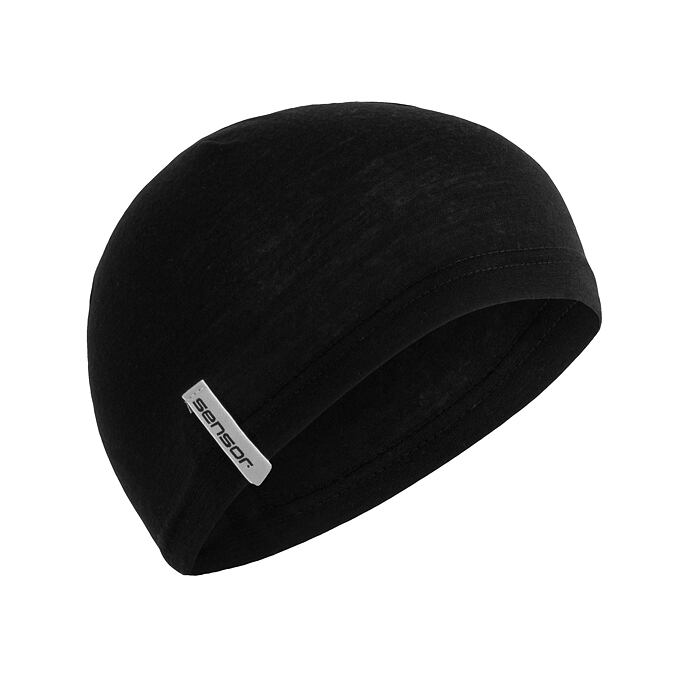 Sensor czapka Merino Under Beanie - black