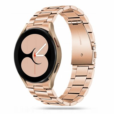 Pasek TECH-PROTECT Stainless do Samsung Galaxy Watch 4/5/5 Pro/6/FE Różowe Złoto