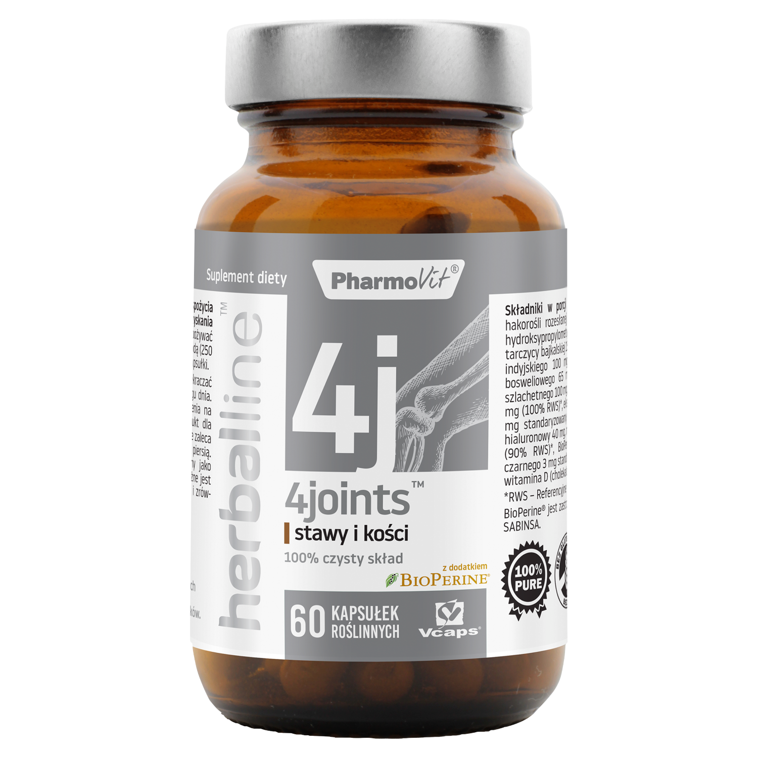 Pharmovit 4joints stawy i kości, suplement diety, 60 kapsułek 
