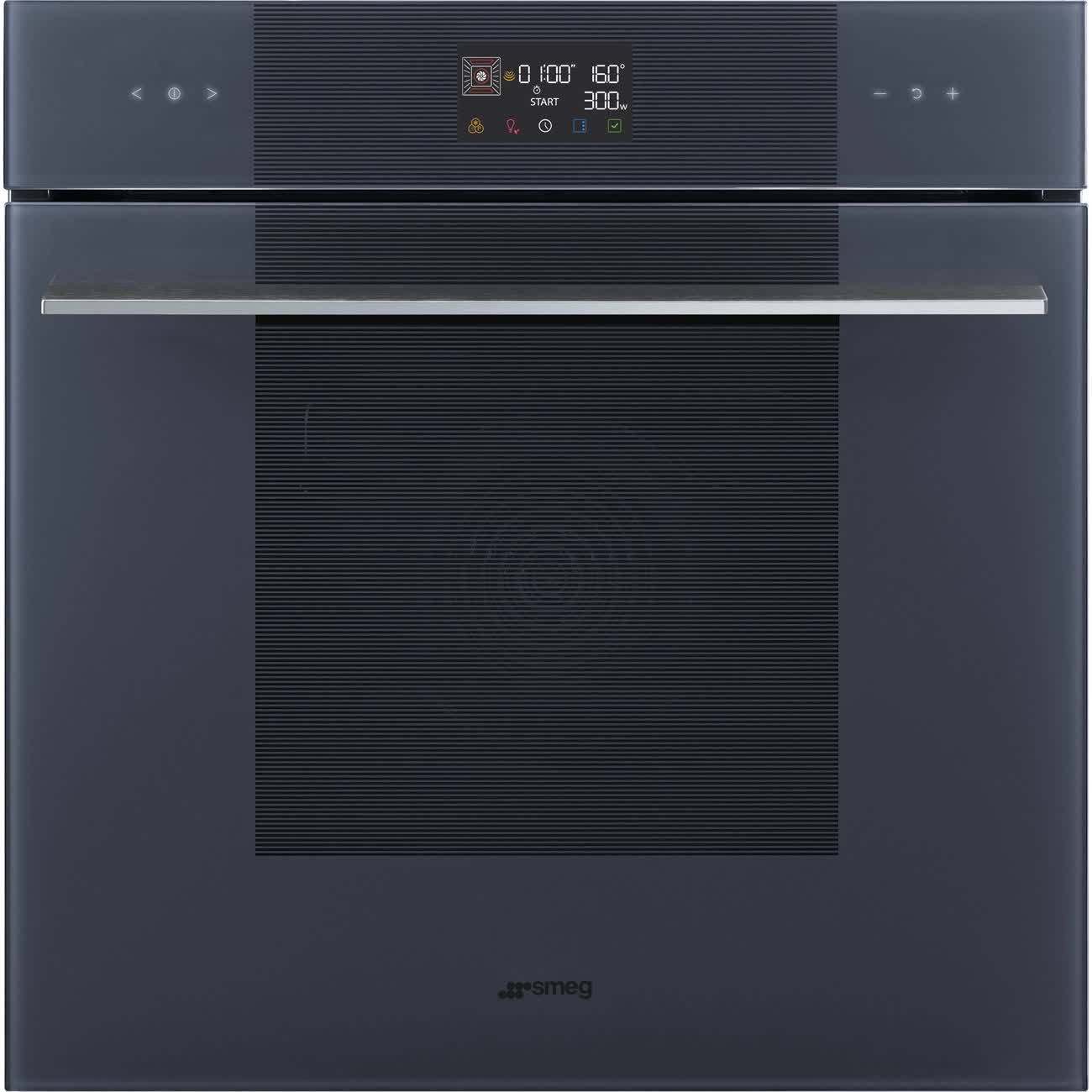 Smeg - Piekarnik elektryczny z funkcją mikrofali SO6102M2G Linea Neptune Grey