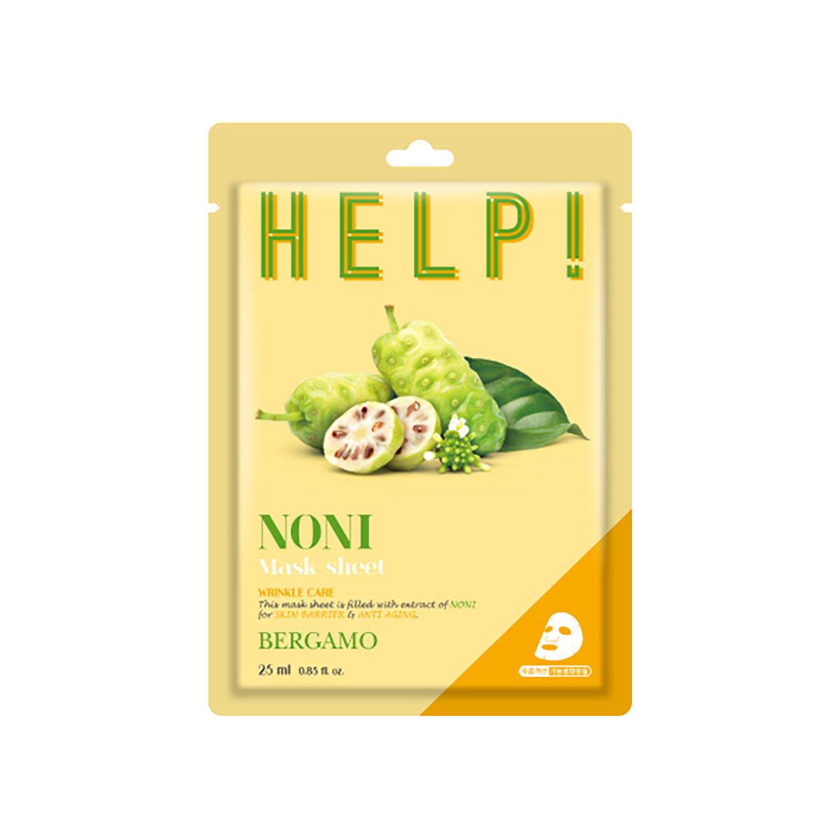 Bergamo Help! maska do twarzy z Noni, 25 ml