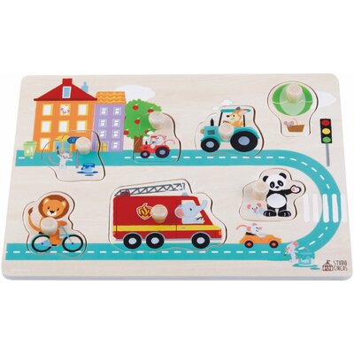 Puzzle SUN BABY Ulica (7 elementów)