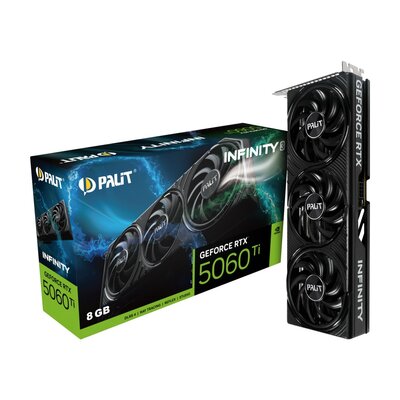 Karta graficzna PALIT GeForce RTX 5060 Ti Infinity 3 8GB DLSS 4