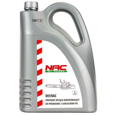 Olej NAC do prowadnic i łańcuchów 5 l