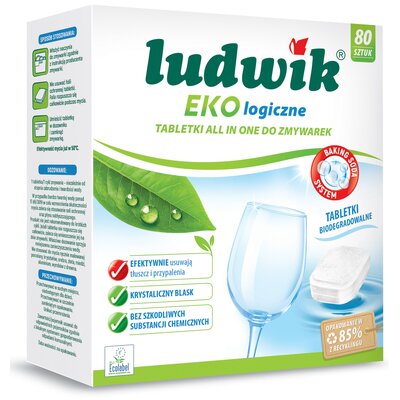 Tabletki do zmywarek LUDWIK All In One Ekologiczne - 80 szt.