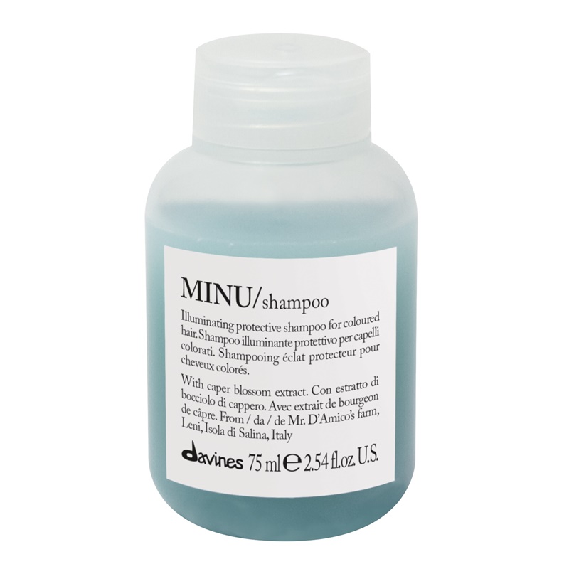 Davines Minu szampon do włosów farbowanych, 75 ml