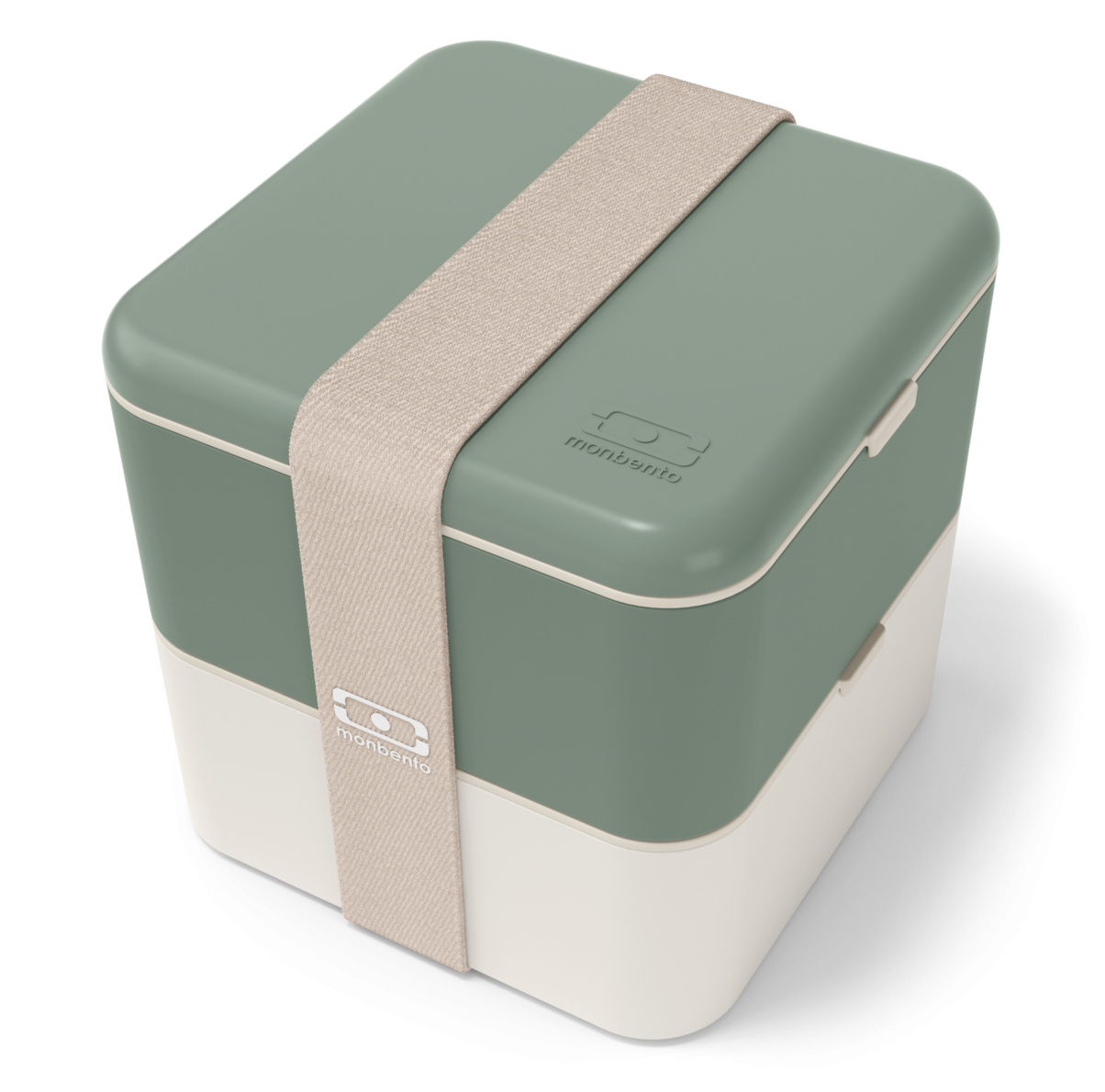 Monbento - Lunchbox Bento Square Made in France Natural Green