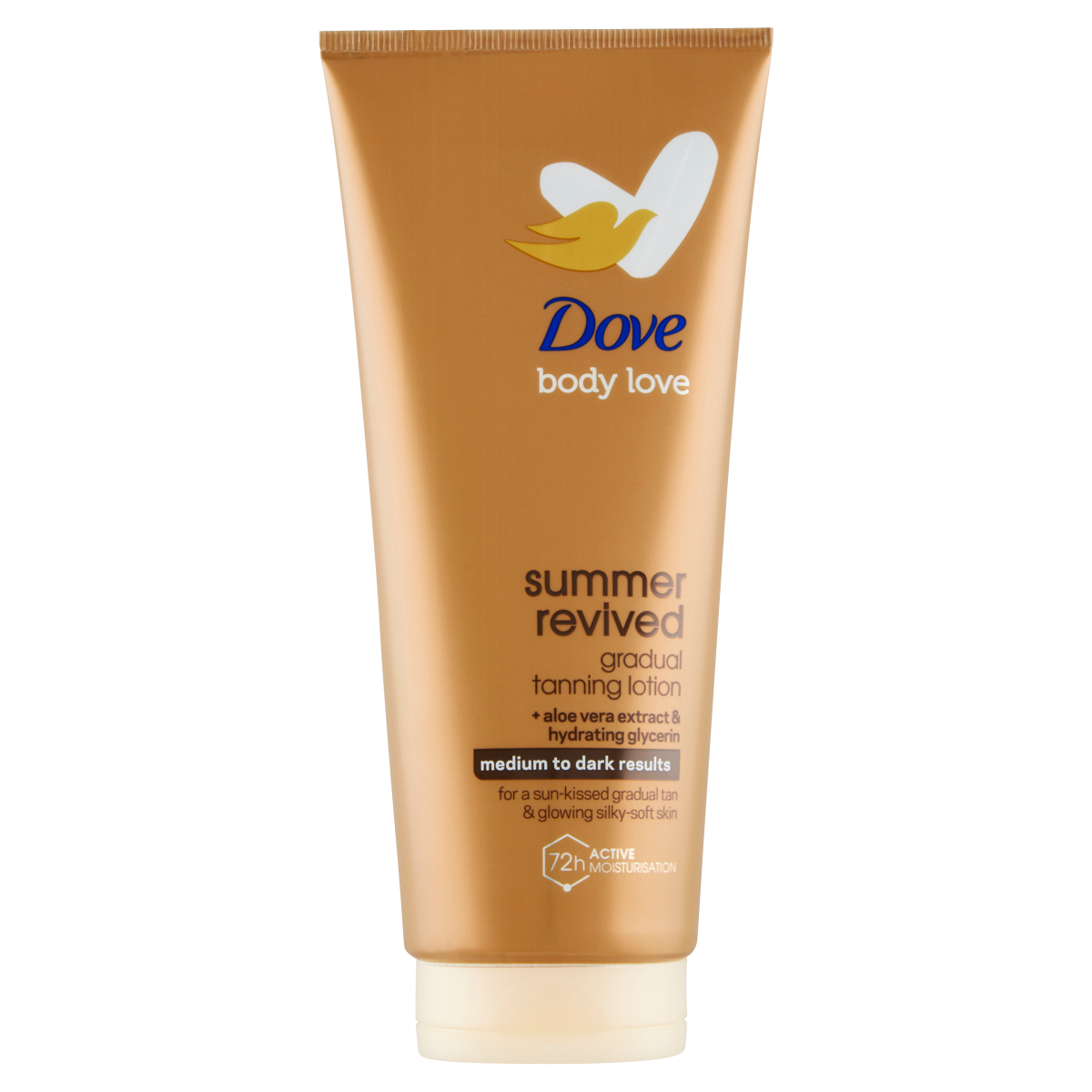 Dove Body Love Summer Revived Samoopalające mleczko do ciała Medium to Dark, 200 ml