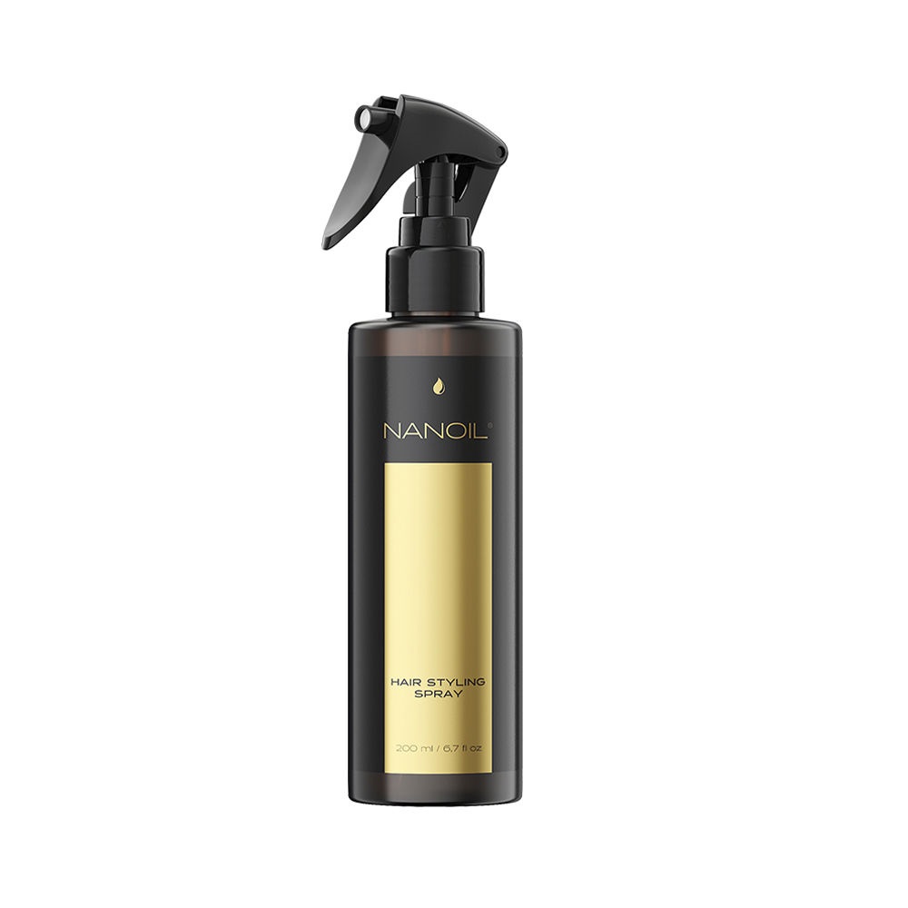 Nanoil Hair Styling Spray pielęgnujący spray do układania włosów, 200 ml