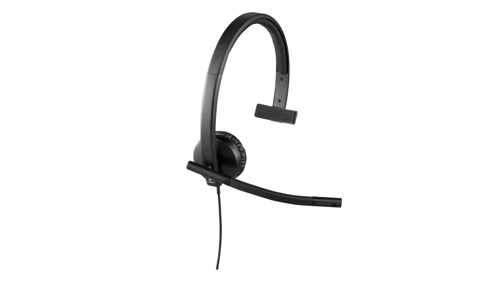 Słuchawki z mikrofonem Logitech USB Headset H570e czarne 981-000571