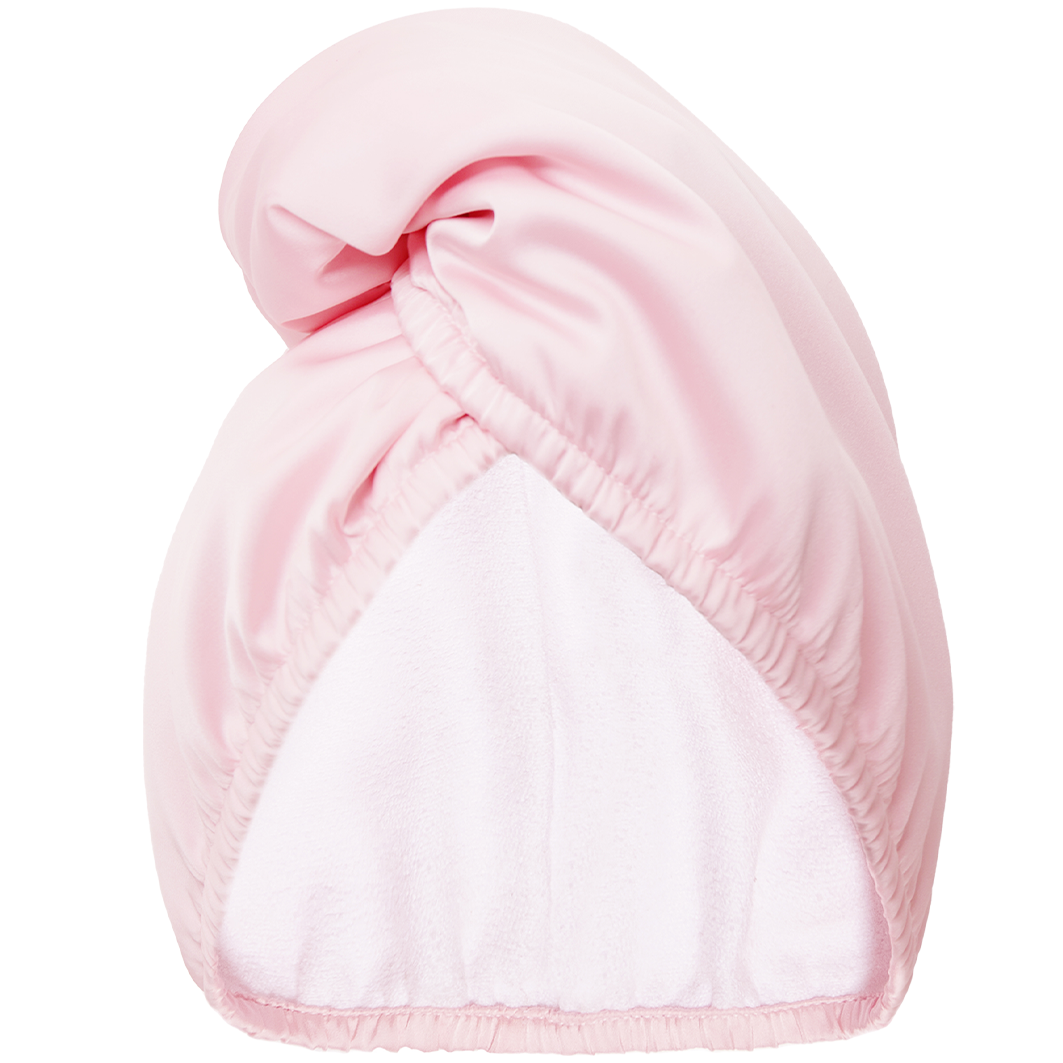 Glov dwustronny turban do włosów z mikrofibry i wegańskiej satyny, 1 szt.