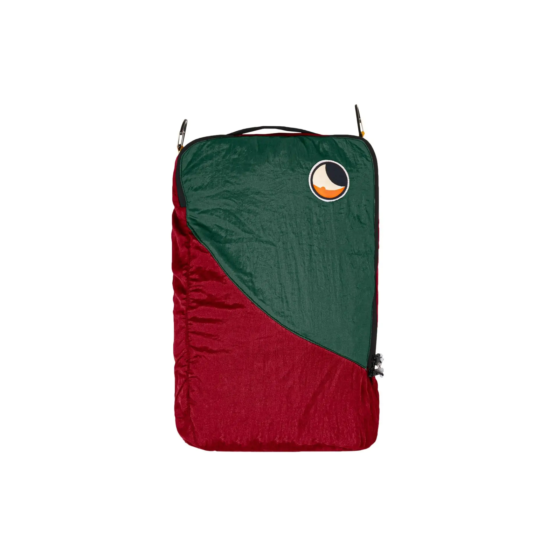 Ticket To The Moon - organizer Travel Cube L - Burgundy / Dark Green