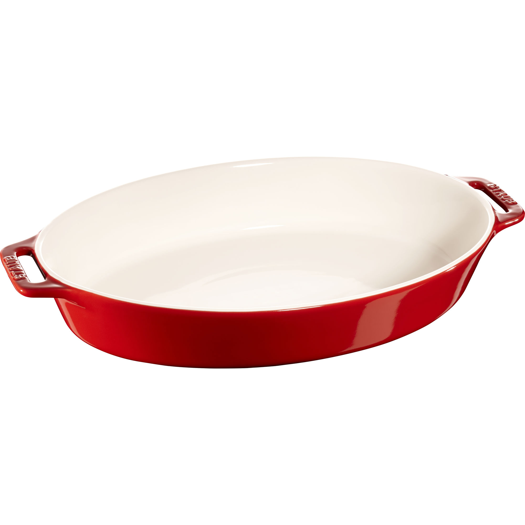 Staub - Owalny półmisek ceramiczny Cooking 4 L czerwony