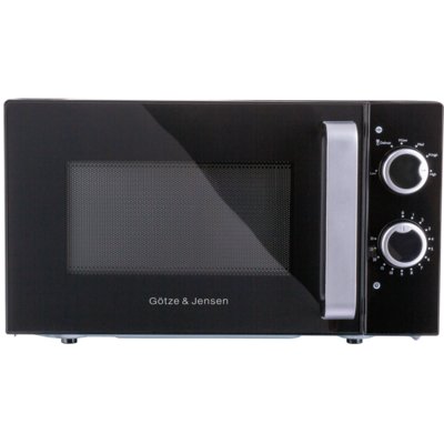 Kuchenka mikrofalowa GÖTZE & JENSEN MO301K 700W średnica 24.5 cm pojemność 20L Czarny
