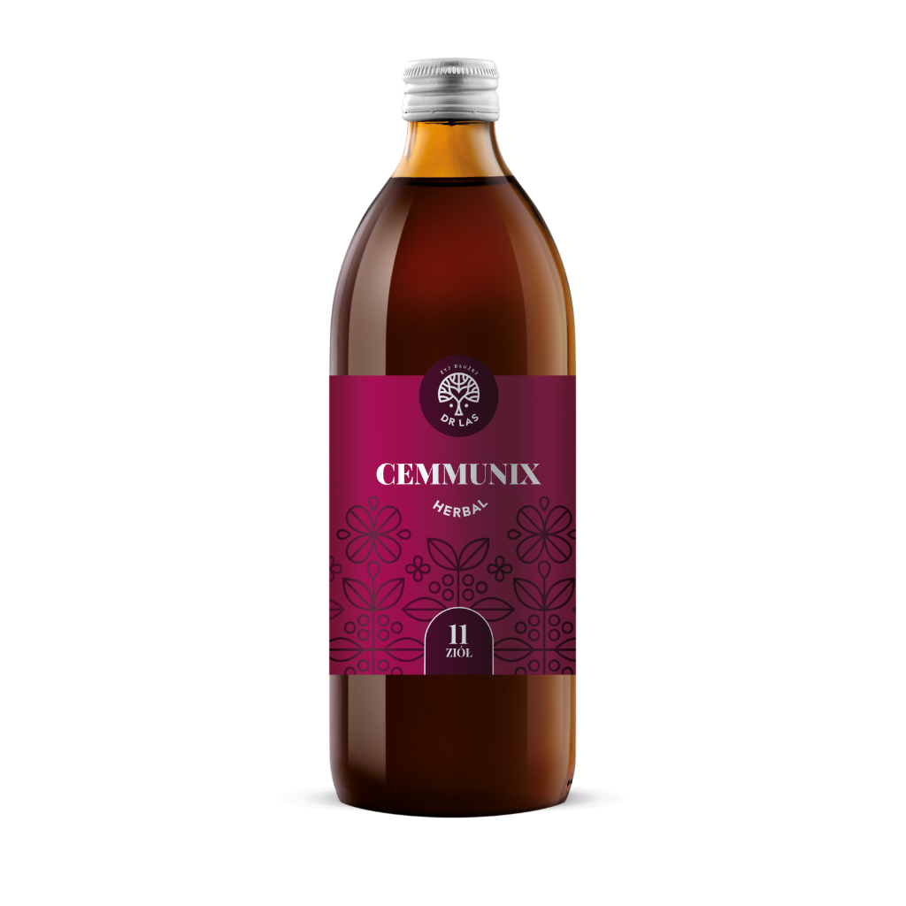 Dr Las Cemmunix Herbal zioła na odbudowę bariery jelitowej, regenerację organizmu i wsparcie odporności, 500 ml
