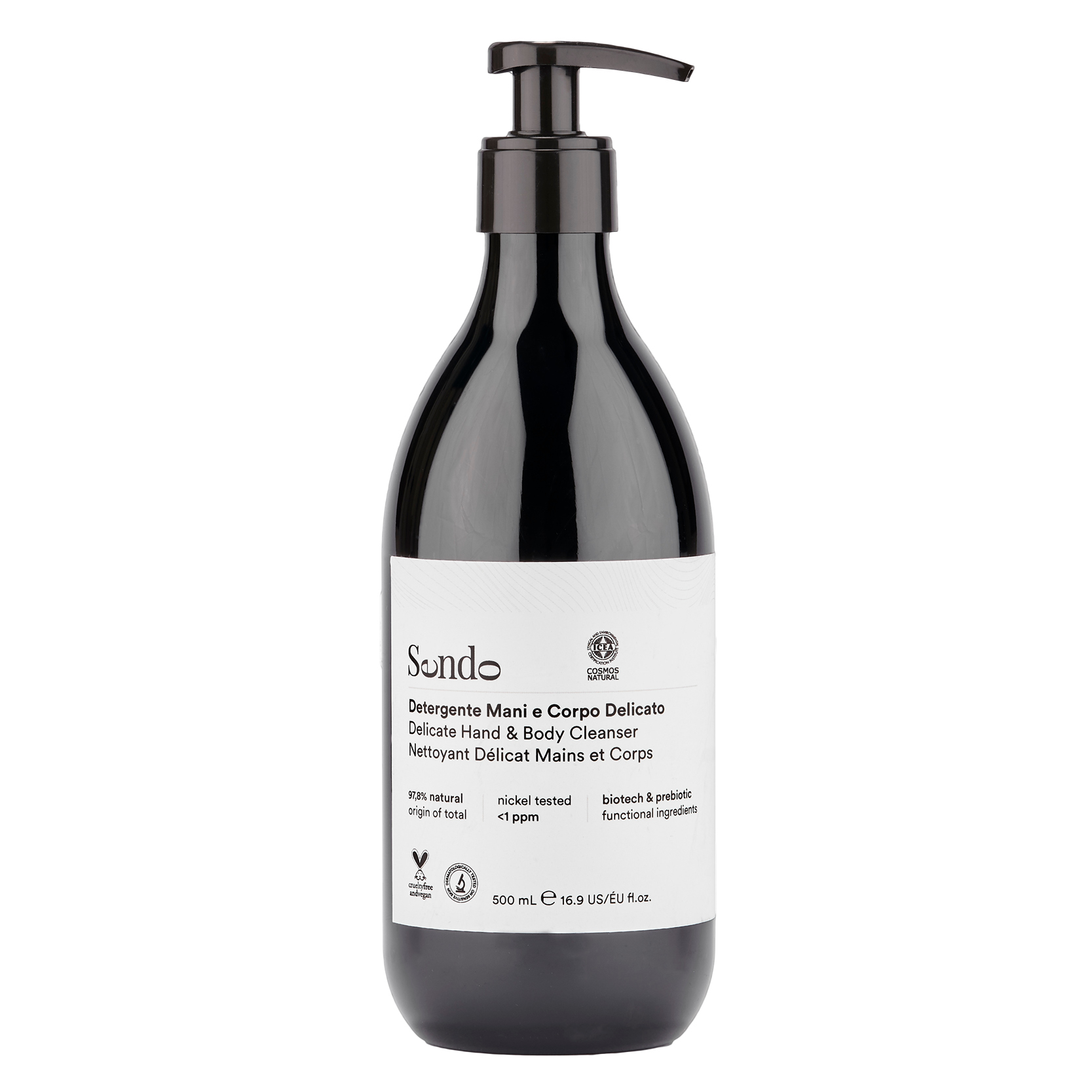 Sendo All Care delikatny żel do ciała i rąk z prebiotykami dla całej rodziny, 500 ml