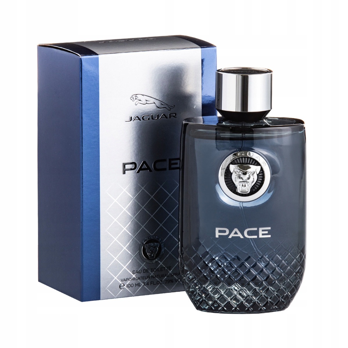 Jaguar Pace woda toaletowa męska aromatyczno-drzewna z nutą pieprzu paczuli i zielonym jabłkiem, 60 ml