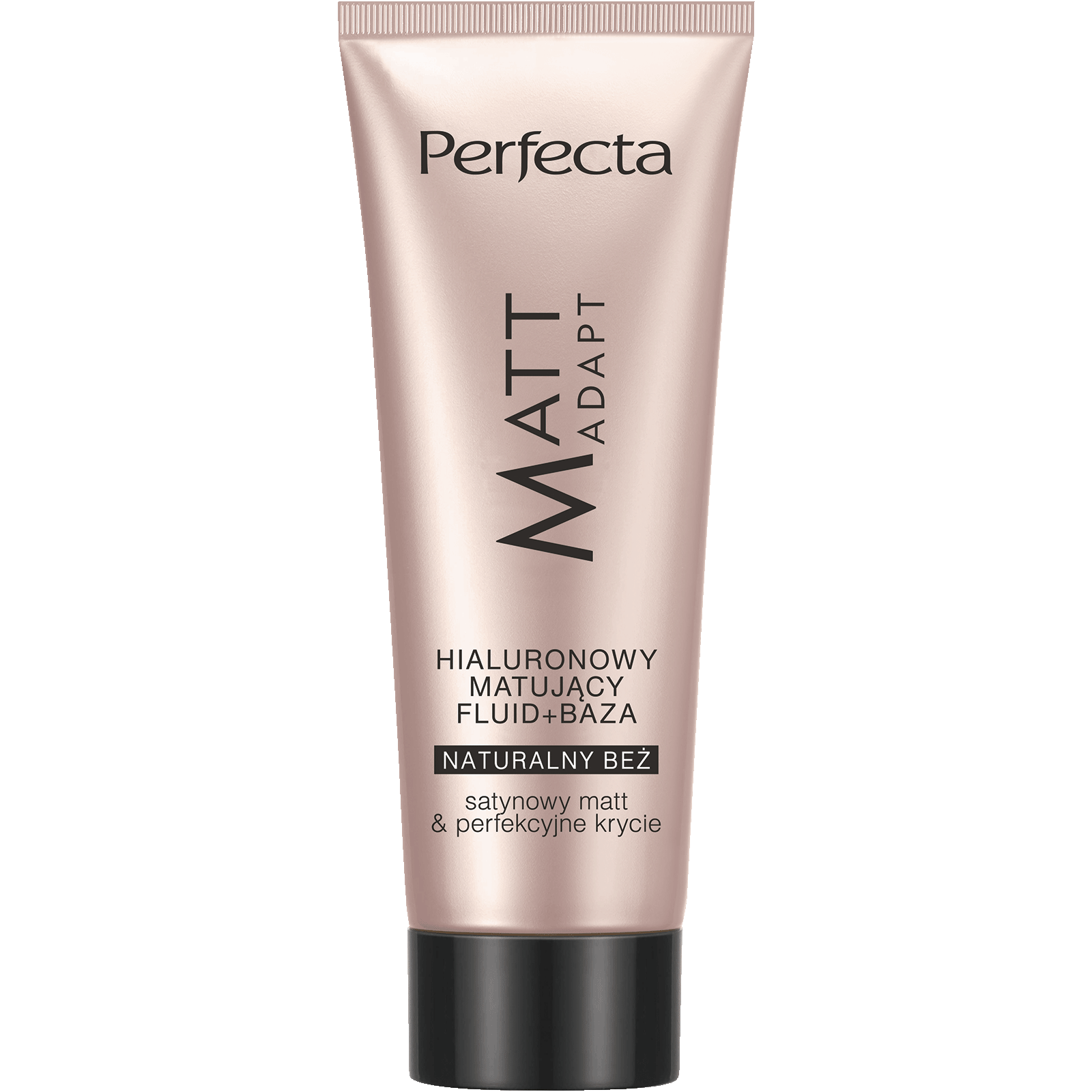 Perfecta Matt Adapt hialuronowy matujący podkład-baza do twarzy naturalny beż, 30 ml