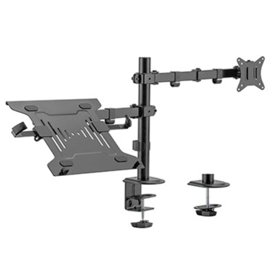 Uchwyt do monitora GEMBIRD MA-DA-03 17-32 cali Czarny + Podstawka do notebooka