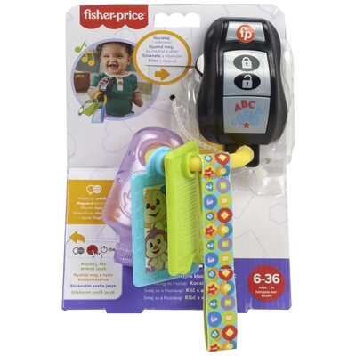 Zabawka interaktywna FISHER PRICE Ucz się i śmiej! Edukacyjne Kluczyki ABC 123 HXF51