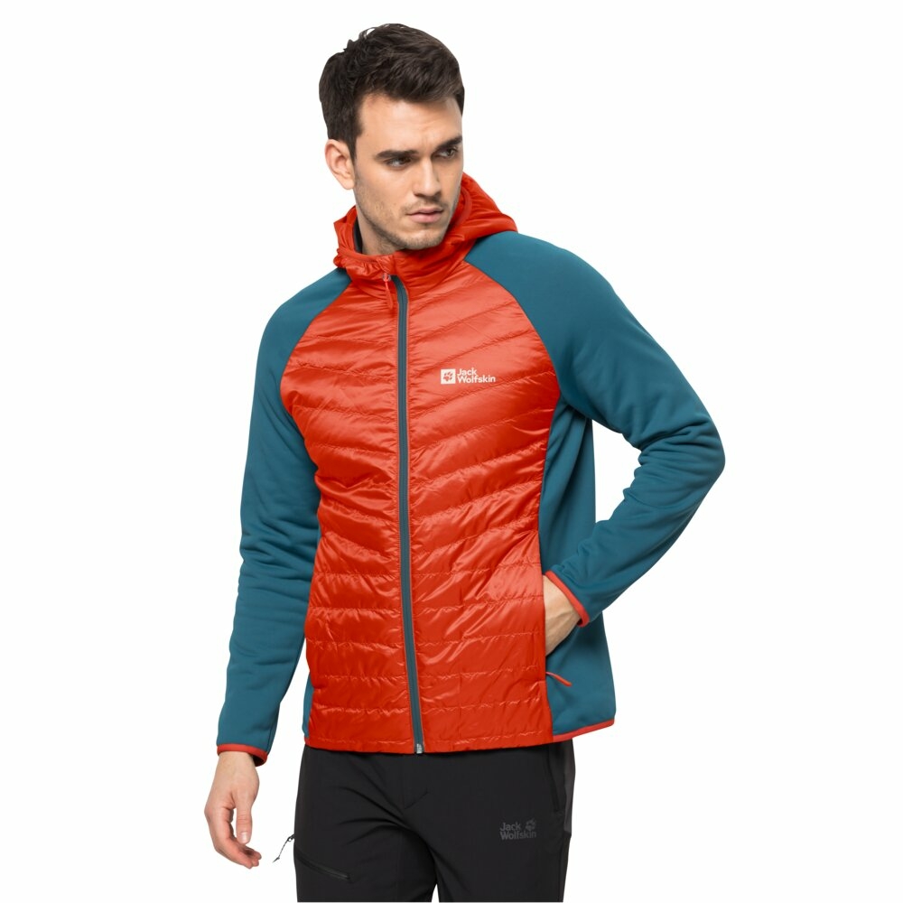 Męska kurtka Jack Wolfskin ROUTEBURN PRO HYBRID M wild brier - S