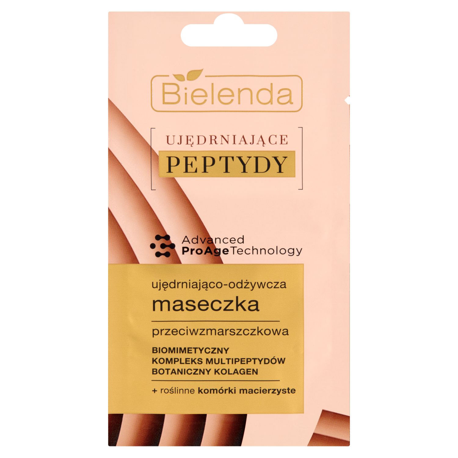 Bielenda Ujędrniające Peptydy ujędrniająco-odżywcza maseczka przeciwzmarszczkowa do twarzy, 8 g
