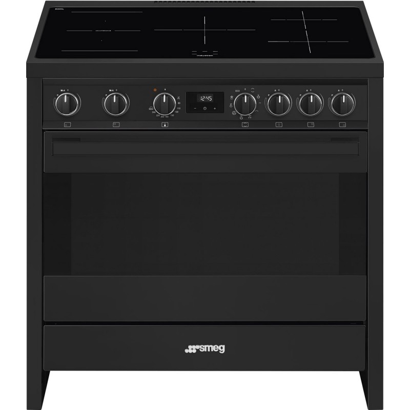 Smeg - Kuchnia wolnostojąca B95IMAN9 Master Antracytowa