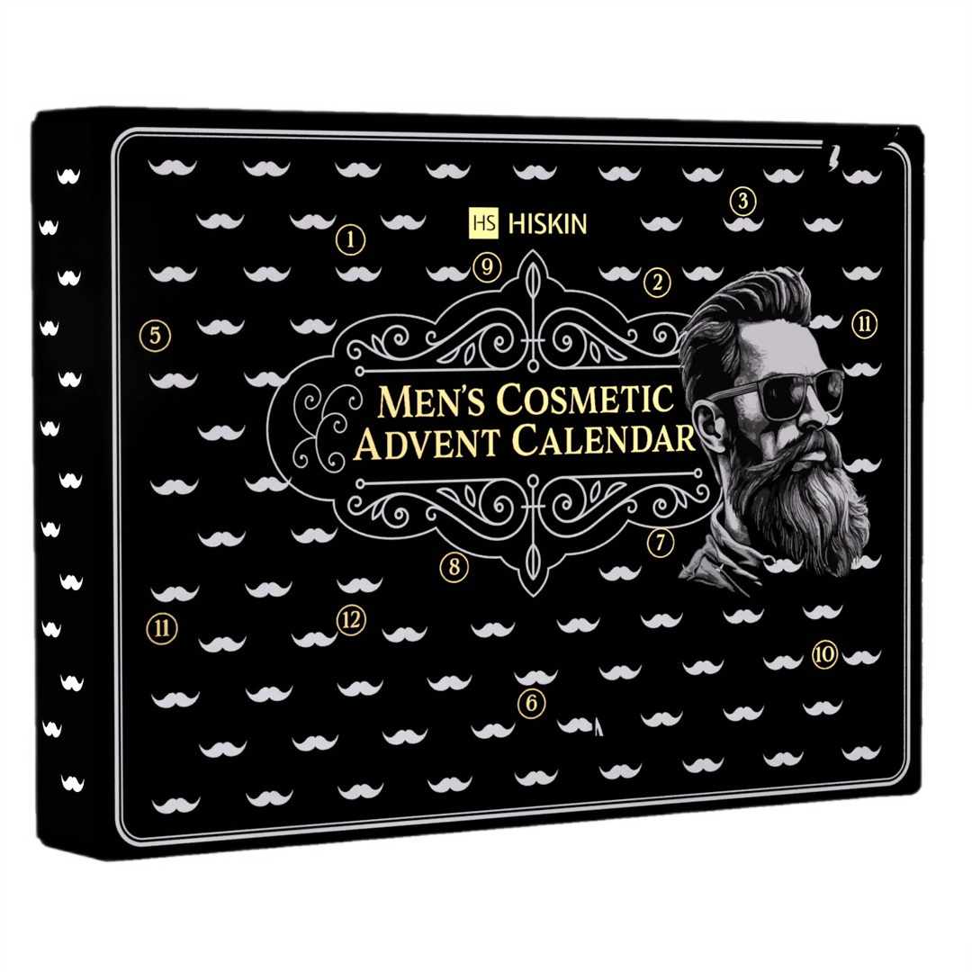 HiSkin Men's Cosmetic Advent Calendar kalendarz adwentowy dla mężczyzny, 12 szt.