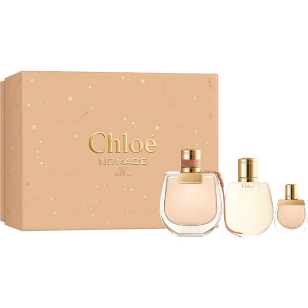 Chloé Nomade zestaw: woda perfumowana damska, 75 ml + miniatura wody perfumowanej, 5 ml + balsam do ciała, 100 ml