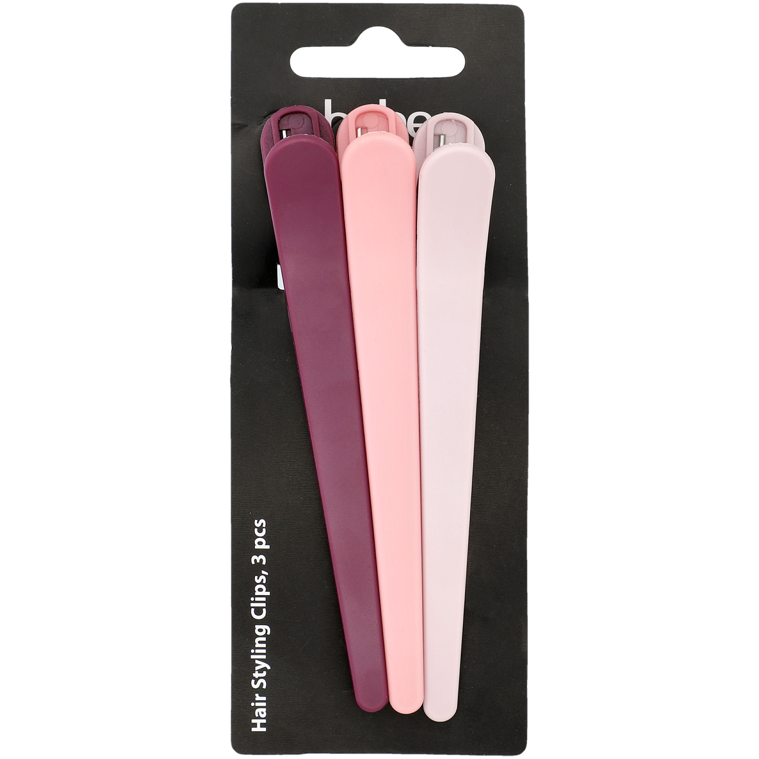Hebe Professional Hair Styling Clips klipsy do włosów, 3 szt./1 opak.