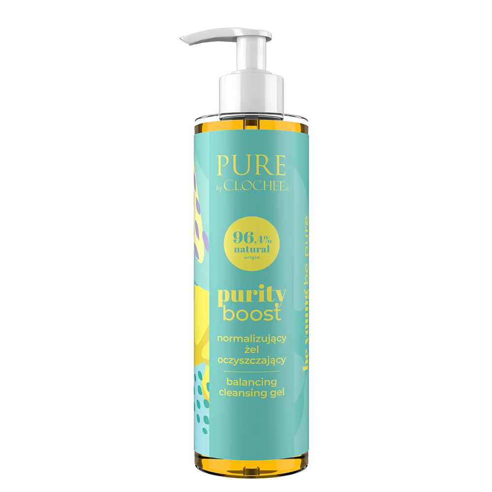 Pure By Clochee Purity Boost normalizujący żel oczyszczający do twarzy, 200 ml