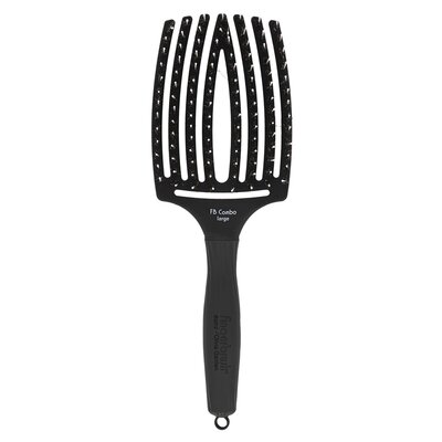 Szczotka do włosów OLIVIA GARDEN Fingerbrush Combo L Czarny