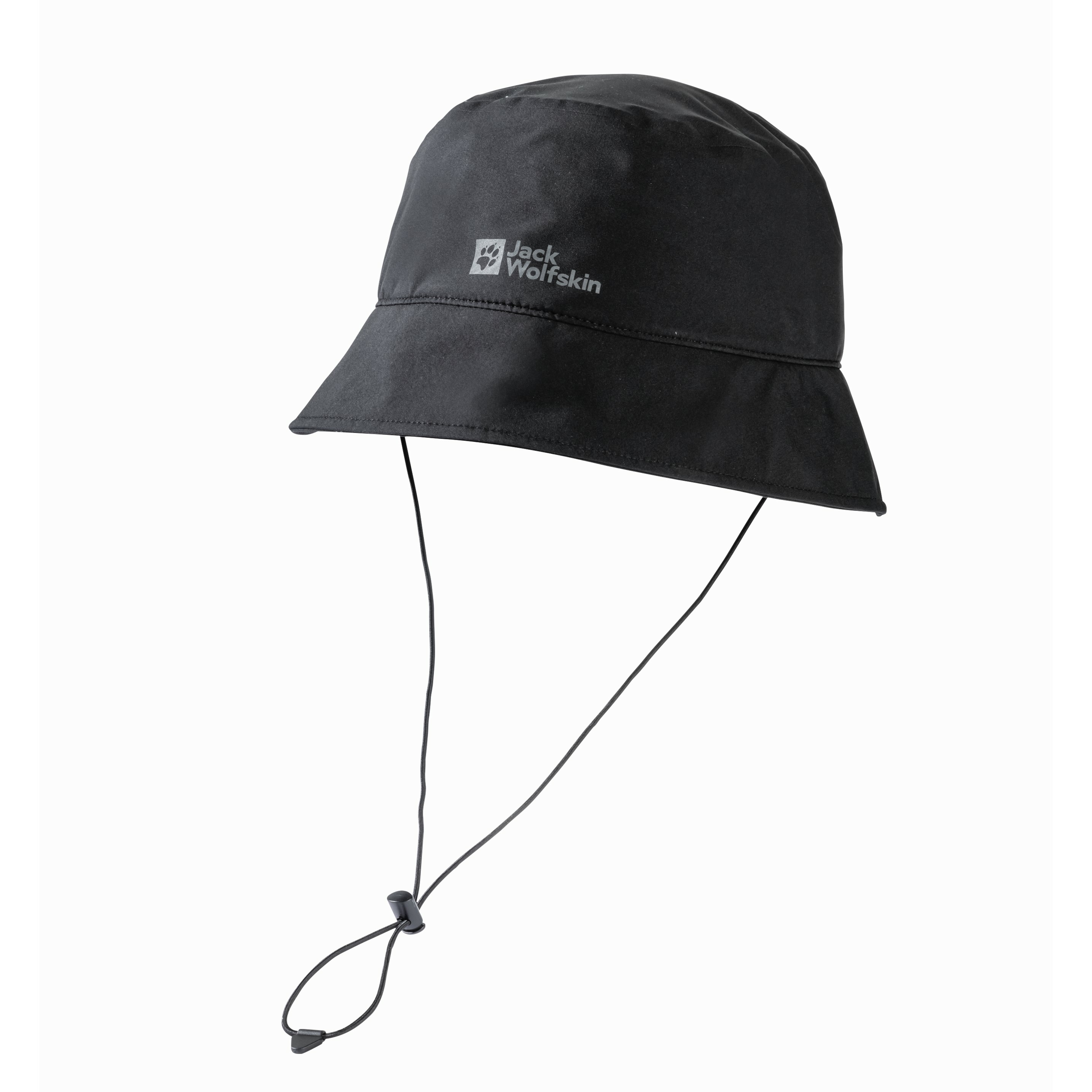 Kapelusz turystyczny Jack Wolfskin RAIN BUCKET HAT black - M