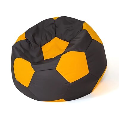 Pufa worek GO GIFT Piłka 10 XL Czarno-żółty 120 cm