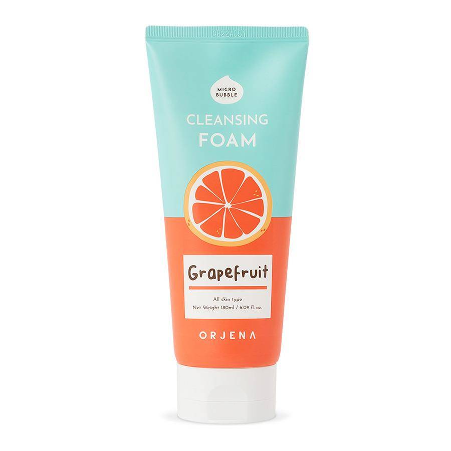 Orjena Smile oczyszczająca pianka do mycia twarzy z ekstraktem z grejpfruta, 180 ml