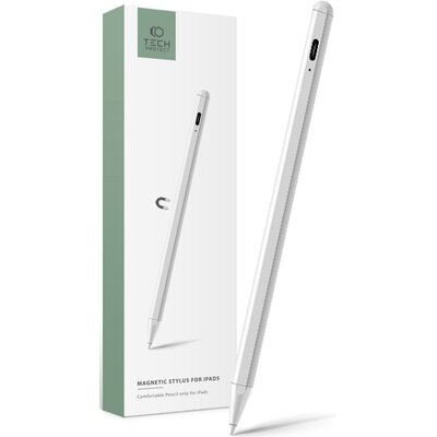 Rysik TECH-PROTECT UltraPrecise Magnetic Stylus Biały
