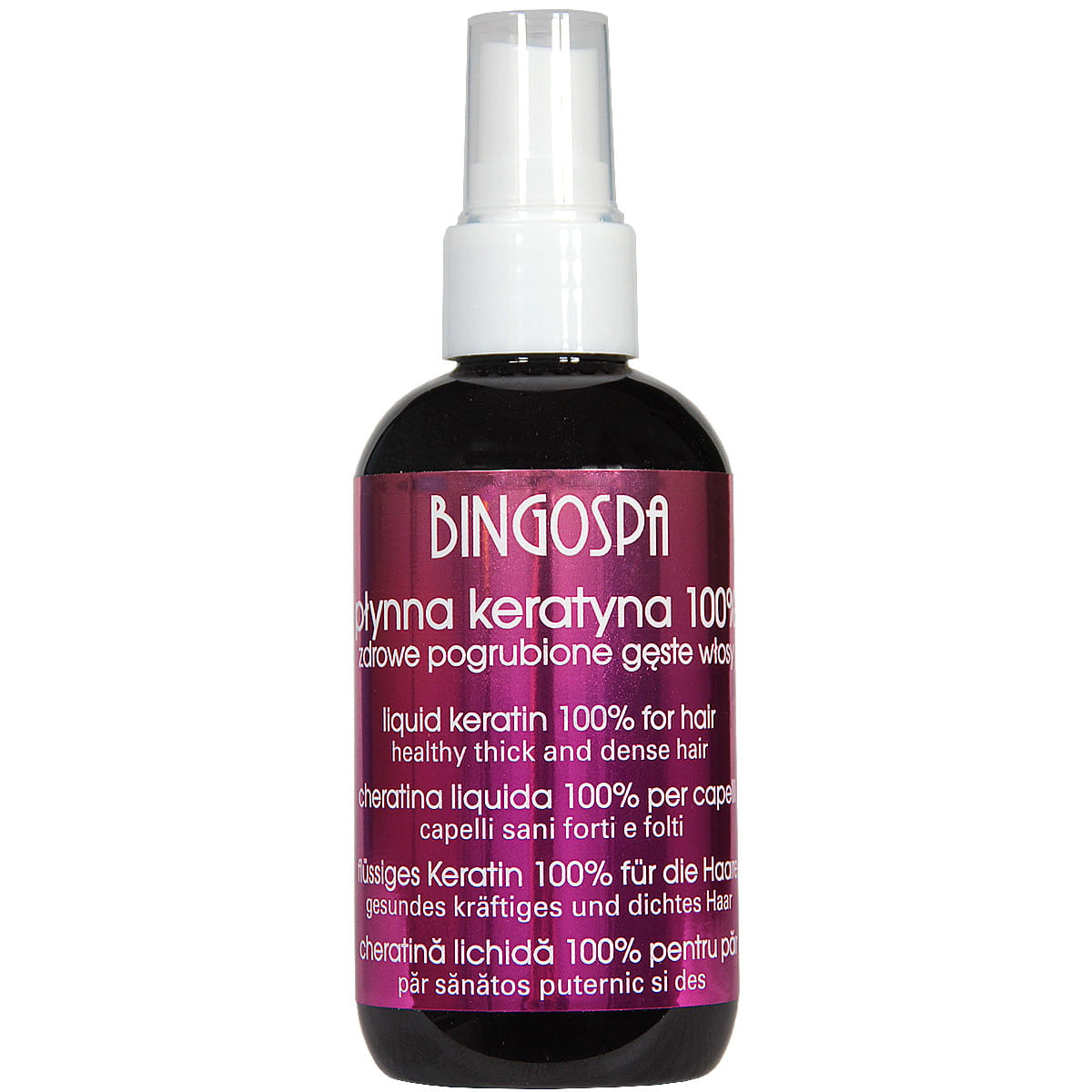 Bingospa płynna keratyna do włosów 100 %, 100 ml