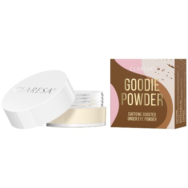 Claresa GOODIE POWDER puder pod oczy z kofeiną, 6 g